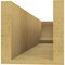 Ekena Millwork 6in. W x 6in. H x 28in. L Alpine Woodgrain TimberThane Rafter Tail, Primed Tan RFTUR06X06X28ALPRCPR - alternate 4